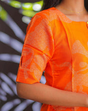 Load image into Gallery viewer, Bright Orange Cotton Kurti