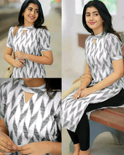 Load image into Gallery viewer, Premium Straight Fit Cotton Kurti