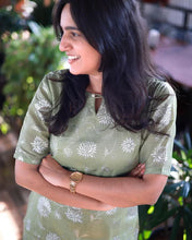 Load image into Gallery viewer, Pista Green Kurti
