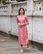 Load image into Gallery viewer, Dusty Pink Cotton Kurti
