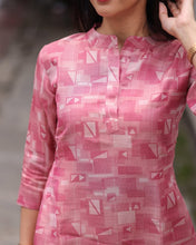 Load image into Gallery viewer, Dusty Pink Cotton Kurti
