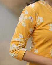 Load image into Gallery viewer, Mustard Magic Cotton Kurti