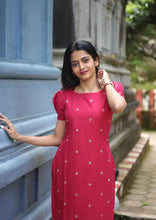 Load image into Gallery viewer, Pink Blossom Cotton Kurti