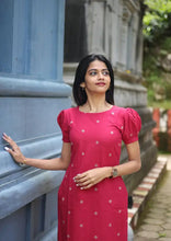Load image into Gallery viewer, Pink Blossom Cotton Kurti