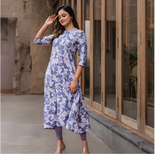 Load image into Gallery viewer, Daily Wear Prachy Lavendar Lounge kurti
