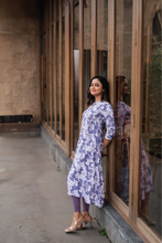 Load image into Gallery viewer, Daily Wear Prachy Lavendar Lounge kurti
