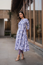 Load image into Gallery viewer, Daily Wear Prachy Lavendar Lounge kurti
