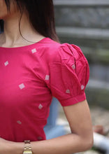 Load image into Gallery viewer, Pink Blossom Cotton Kurti
